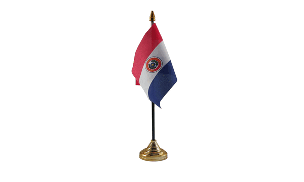 Paraguay Table Flags